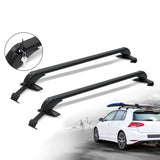 Roof Rack Universal 120cm 75kgs Load Cross Bars Aluminium Adjustable