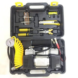 Air Compressor Dual-Cylinder 150 PSI 12V Air Compressor Pump Tool Kit
