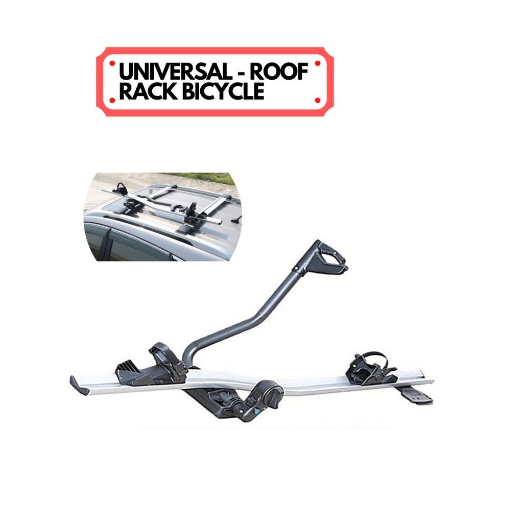 2 x Car Roof Bike Rack, Bike Carrier Silver Great Range Products
