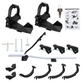 2 x Car Roof Bike Rack, Bike Carrier Silver