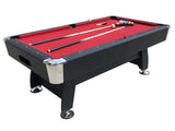 Assembled Rack & Roll Assembled 7Ft Pool Table Red With Auto Ball Return The Ultimate Package Deal (NOT A KIT SET)