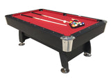 Assembled Rack & Roll Assembled 7Ft Pool Table Red With Auto Ball Return The Ultimate Package Deal (NOT A KIT SET)