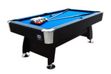 Assembled  7Ft Pool Table Blue With Auto Ball Return  The Ultimate Package Deal -- (NOT A KIT SET)
