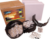 9” LED Driving Lights (Pair) Dual Side lights 6500LM Fitted with OSRAM 70W 240M