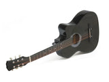 Brand New 38" Acoustic Guitar Black  (With A Free Carry Bag Case)