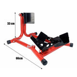 Motorcycle wheel chock stand (Red)