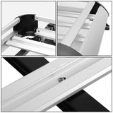 Universal Roof Rack Basket Car Top Luggage 127X90 cm (Sliver)