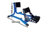 Motorcycle wheel chock stand (Blue)