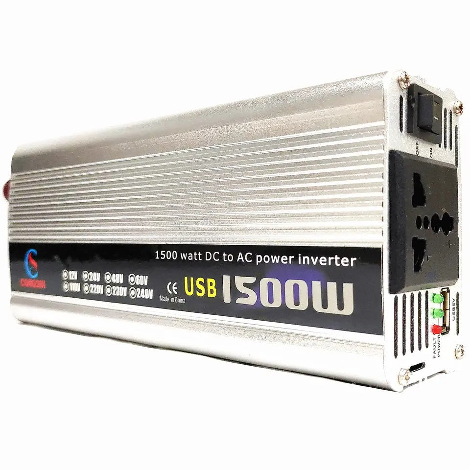 1500 Inverter 1500 Watt Power Inverter 12V With 5V USB Input – Great Range Products