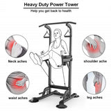 Power Tower Pull Up Bar for Home Gym, Multi Functional Pull Up Bar Stand