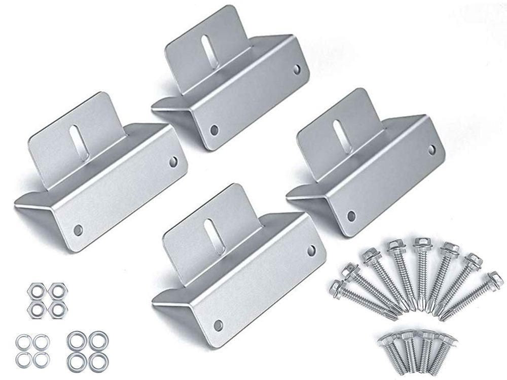 Solar Panel Mount Mounting Kit Z Style Aluminium Brackets
