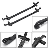 Roof Rack Universal 120cm 75kgs Load Cross Bars Aluminium Adjustable