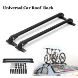 Roof Rack Universal 120cm 75kgs Load Cross Bars Aluminium Adjustable