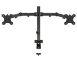 15-27" Dual Monitor Stand with Clamp Base