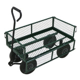 Garden Caged Platform Trolley Cart - 350kg Load