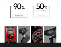 Indoor Exercise Bike  Stationary Cycling Bike with LCD Monitor Spinning Bike