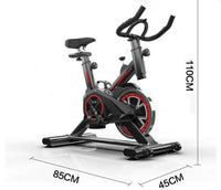 Indoor Exercise Bike  Stationary Cycling Bike with LCD Monitor Spinning Bike