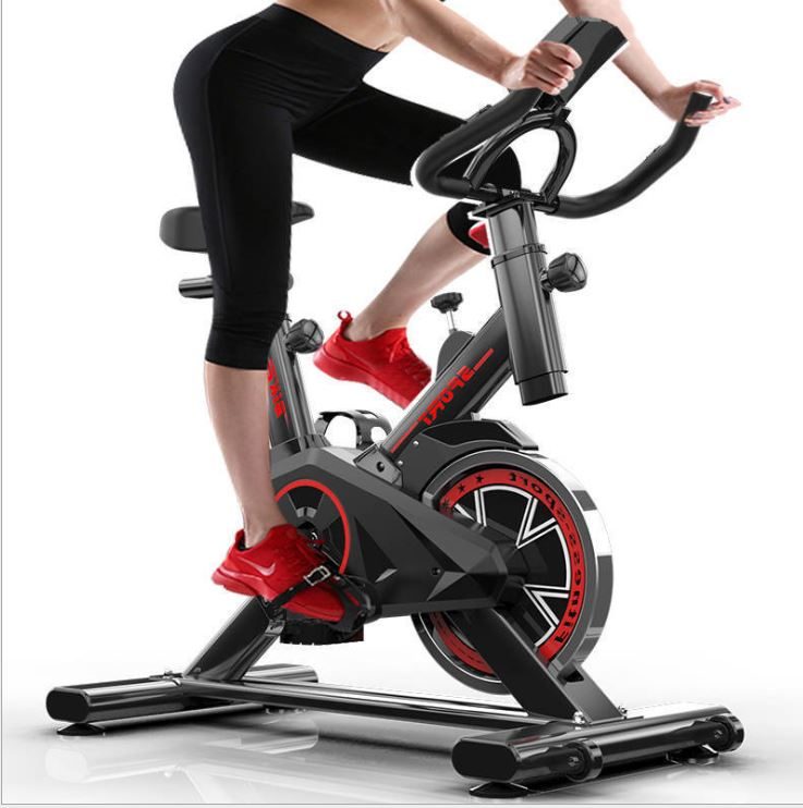 Indoor Exercise Bike  Stationary Cycling Bike with LCD Monitor Spinning Bike