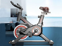 Indoor Exercise Bike  Stationary Cycling Bike with LCD Monitor Spinning Bike