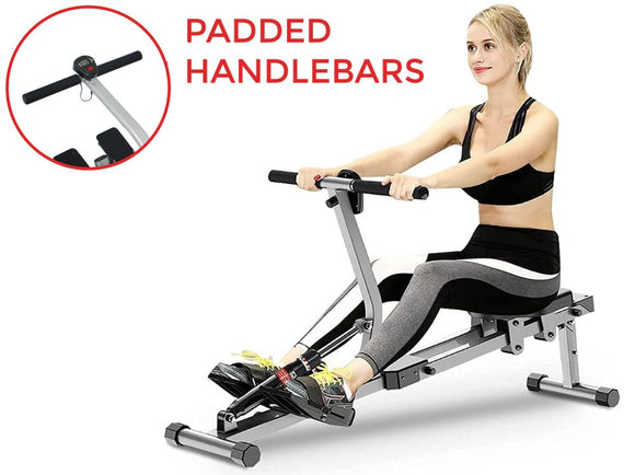 Rowing Machine 12 Levels 3 Slopes Incline Rowing Machine