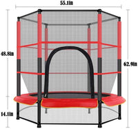 Mini Trampoline  55" With Safety Net