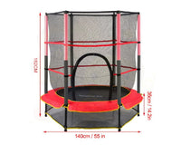 Mini Trampoline  55" With Safety Net