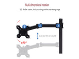 15-27" Dual Monitor Stand with Clamp Base