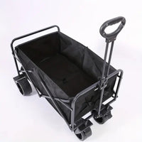 Folding Wagon Cart, Garden Carts Large Capacity Beach Foldable Outdoor Camping