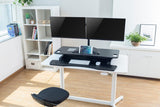 15-27" Dual Monitor Stand with Clamp Base