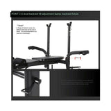 Weight Bench Adjustable Bench 8 In 1