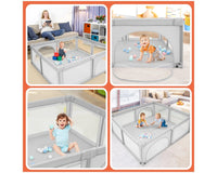 Baby Playpen Fence Pen Safety Gate 150 x 180cm