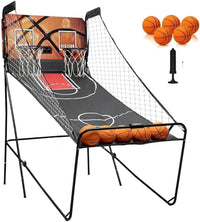 Dual Shot Arcade Basketball Game, 8 Modes  Game with LED Electronic Scorer Timer