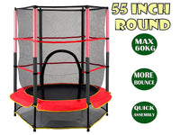 Mini Trampoline  55" With Safety Net