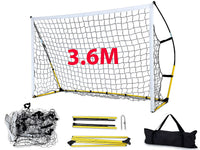 3.6m Football Soccer Net Portable Goal Net Rebounder Sports Training