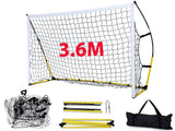 3.6m Football Soccer Net Portable Goal Net Rebounder Sports Training