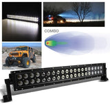 Super Bright 21.5" LED flood/spot light 40 LED 120W - With A Free Wiring Kit