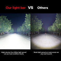 Super Bright 21.5" LED flood/spot light 40 LED 120W - With A Free Wiring Kit