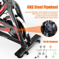 Indoor Exercise Bike  Stationary Cycling Bike with LCD Monitor