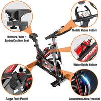 Indoor Exercise Bike  Stationary Cycling Bike with LCD Monitor