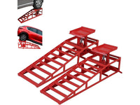 2 Car Ramps with Hydraulic Jack 4000kg with Adjustable Heights