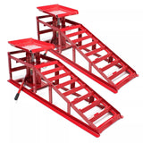 2 Car Ramps with Hydraulic Jack 2000kg a side with Adjustable Heights