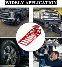 2 Car Ramps with Hydraulic Jack 2000kg a side with Adjustable Heights