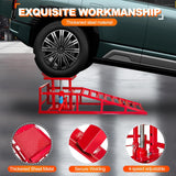 2 Car Ramps with Hydraulic Jack 2000kg a side with Adjustable Heights