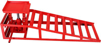 2 Car Ramps with Hydraulic Jack 2000kg a side with Adjustable Heights