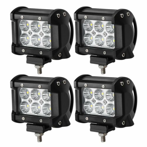 4 X Cree 4" LED work/spot light 6pcs LED 18W  CM-5918