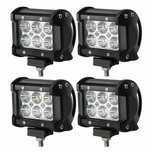 4 X Cree 4" LED work/spot light 6pcs LED 18W  CM-5918