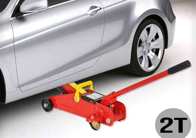 Hydraulic Trolley Floor Jack 2 Ton – Portable Heavy Duty Car Jack with Case