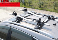 2 x Car Roof Bike Rack  Bike Carrier Silver