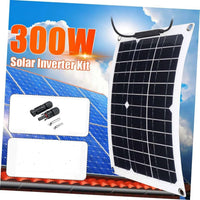300W Monocrystalline Flexible Solar Panel Bendable 12V  With Solar Cables 4M