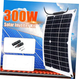 300W Monocrystalline Flexible Solar Panel Bendable 12V  With Solar Cables 4M